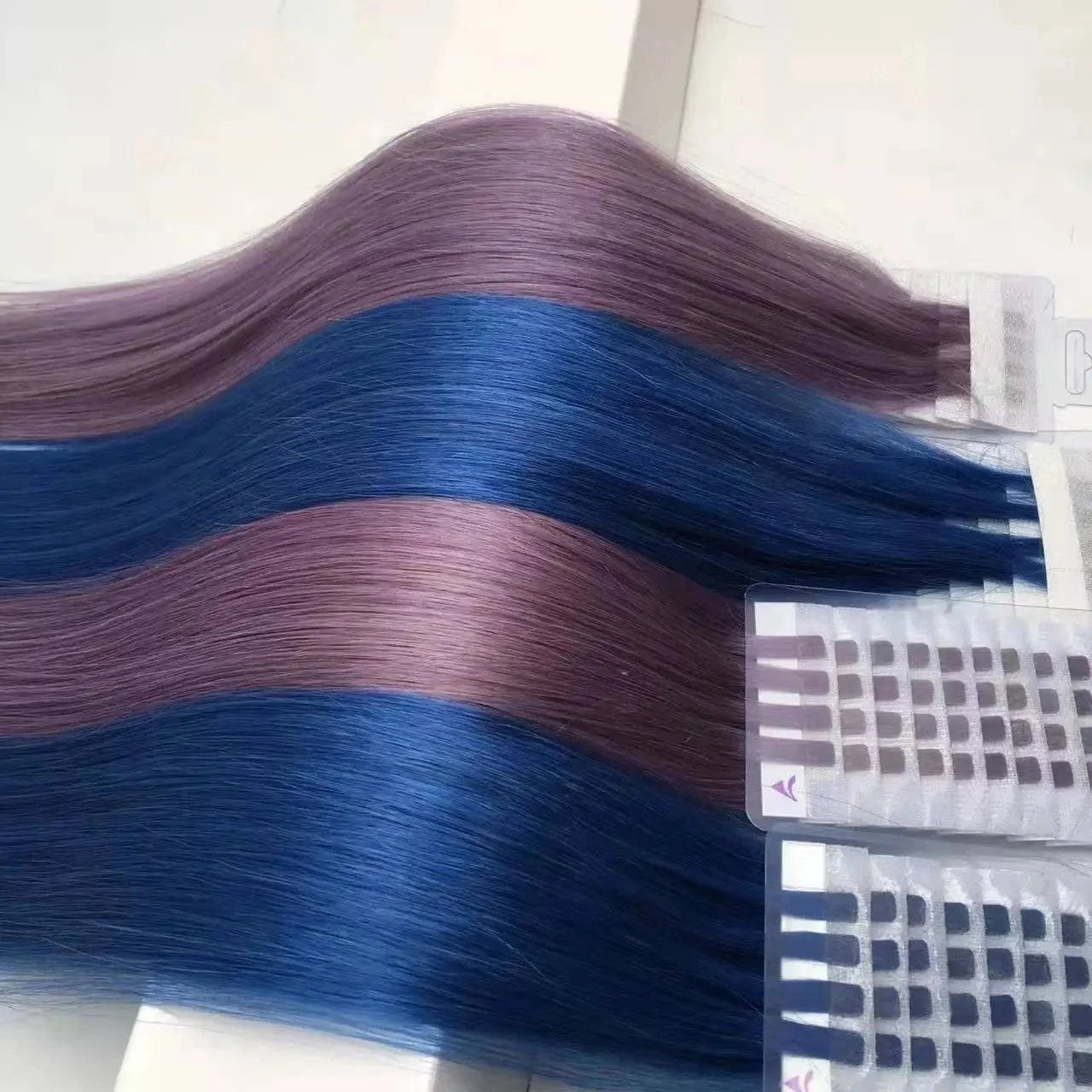 2022 News tape in hair extension V light tape extensions tools use 100% human hair full cuticle double draw thick end