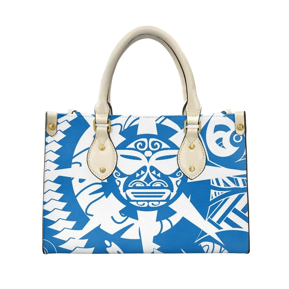 2023 Luxury Handbags for Women Polynesia Tribal Black and Pink Women's Shoulder Bags Top Handle Satchel Tote Work Bag with Strap