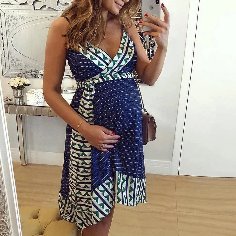 2023 Spring Summer Printed Women's Dress Ethnic Sleeveless Patchwork Long Women Maxi Casual Dresses Clothing