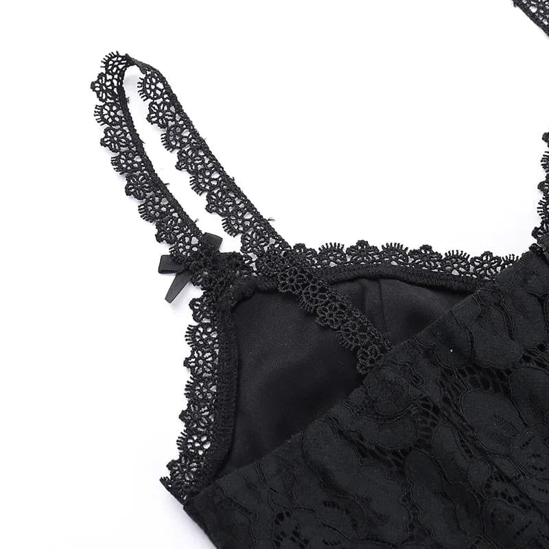 2023 stretch lace women spaghetti strap mini dresses summer 2024 new arrivals sexy clothing outfit for woman lace dress design