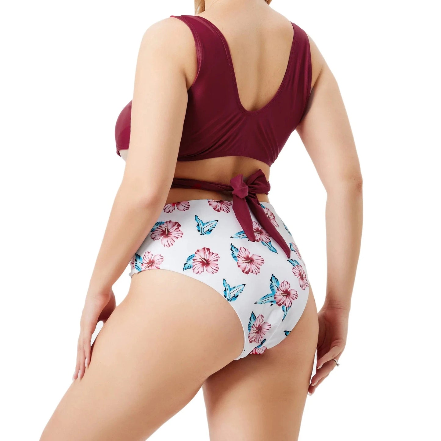 2023 Wholesale Three Piece xxxxl Plus Size Bikini Floral Print Large Swimwear and Beach Cover Up Sexy Big Swimsuits for Women