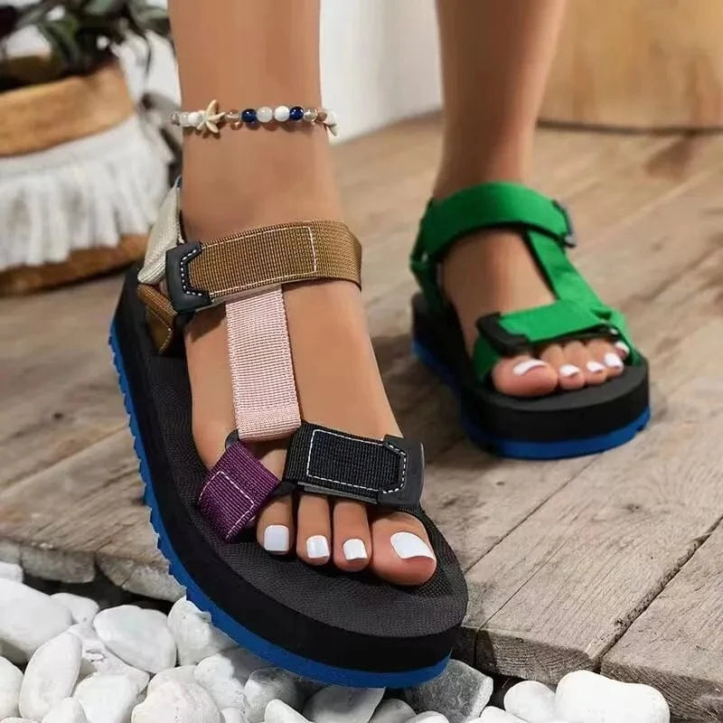 2023 Women Fashion Summer Trend Shoes Hot Sale Classical Sandal PU Rubber Gua Fashionable Light Shoes Summer Slippers for Women