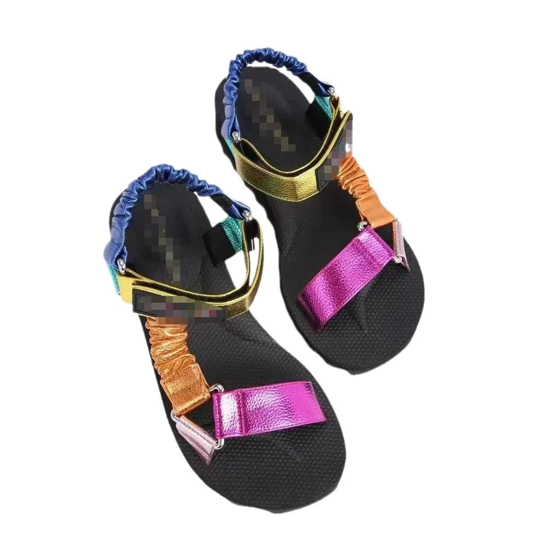 2023 Women Fashion Summer Trend Shoes Hot Sale Classical Sandal PU Rubber Gua Fashionable Light Shoes Summer Slippers for Women