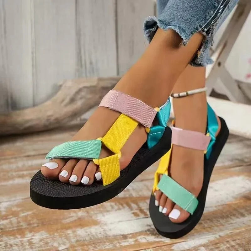 2023 Women Fashion Summer Trend Shoes Hot Sale Classical Sandal PU Rubber Gua Fashionable Light Shoes Summer Slippers for Women
