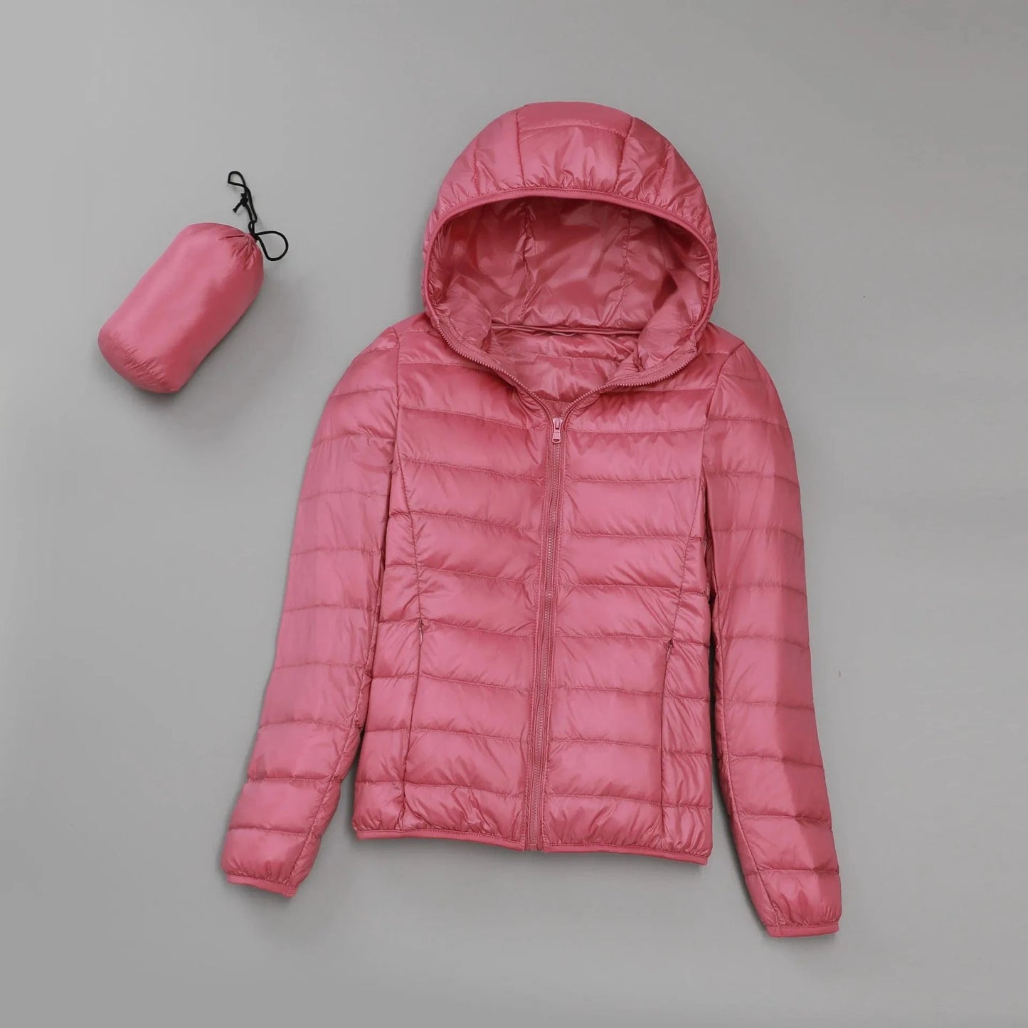 2024 Autumn And Winter New Korean Casual Short Hooded Large Size Light Warm Coat Wholesale Down Jacket Women