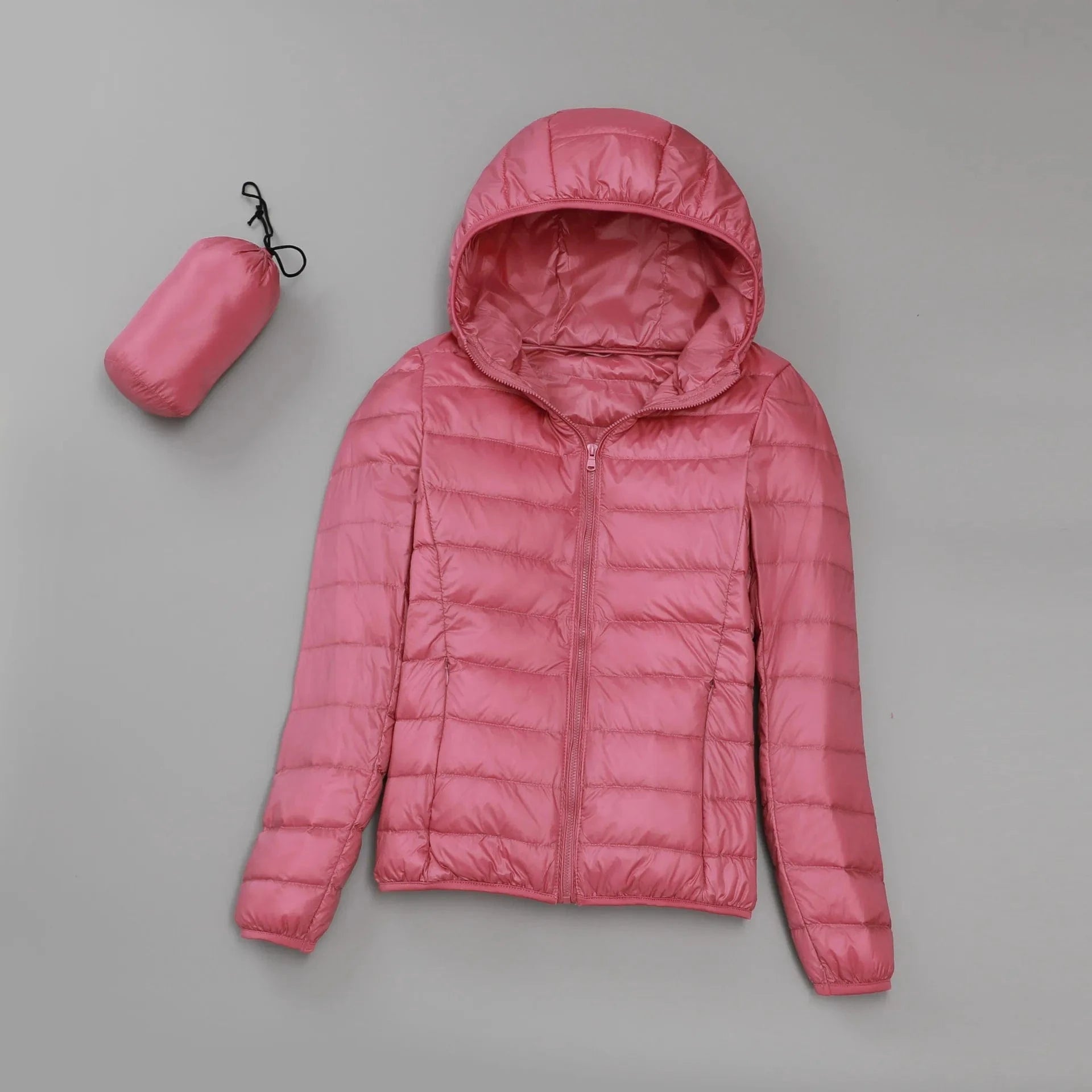 2024 Autumn And Winter New Korean Casual Short Hooded Large Size Light Warm Coat Wholesale Down Jacket Women