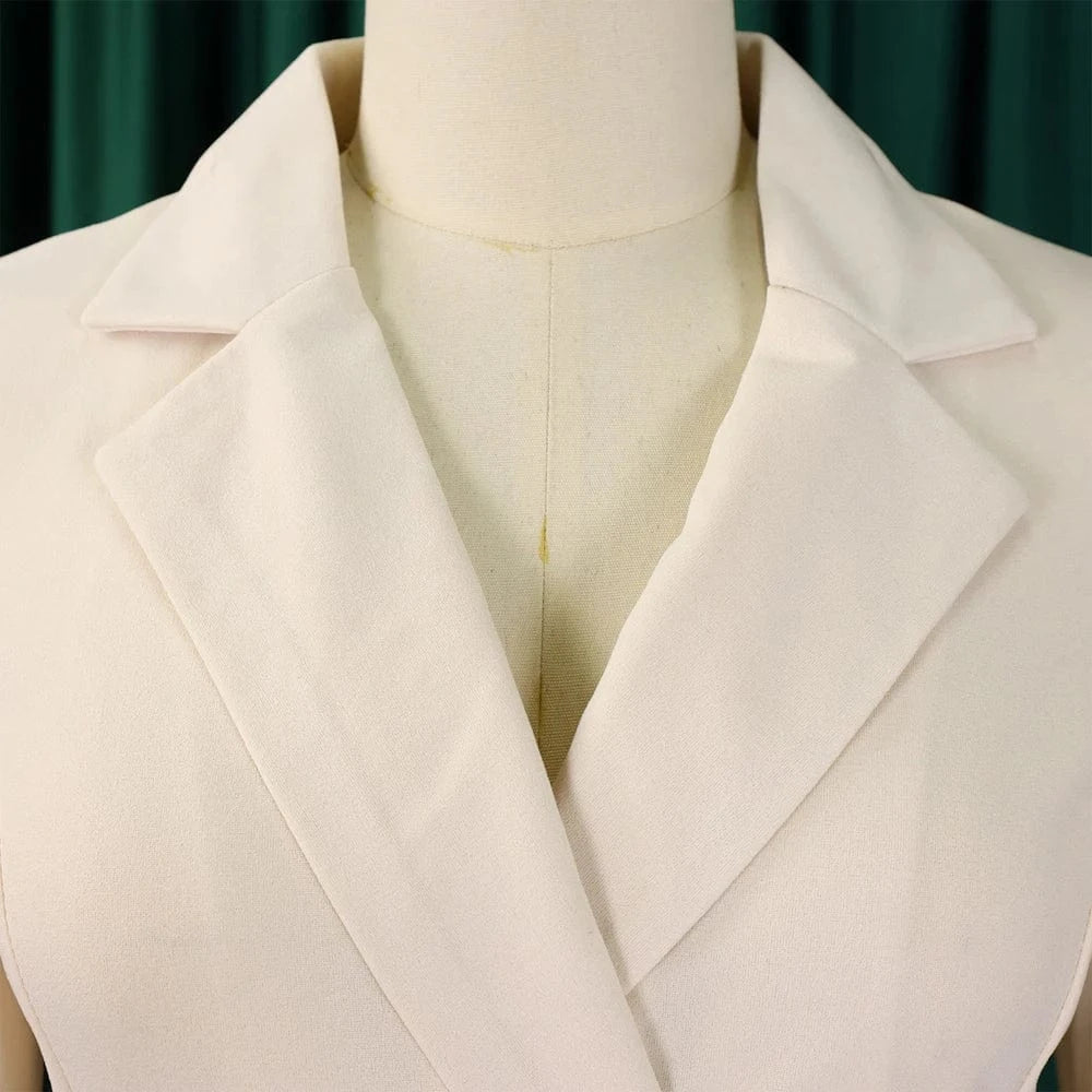 2024 Autumn Fashion Women Elegant Pleated Dress Suit Collar Long Sleeve Belt African Dresses Office Lady Pleat Church Dress