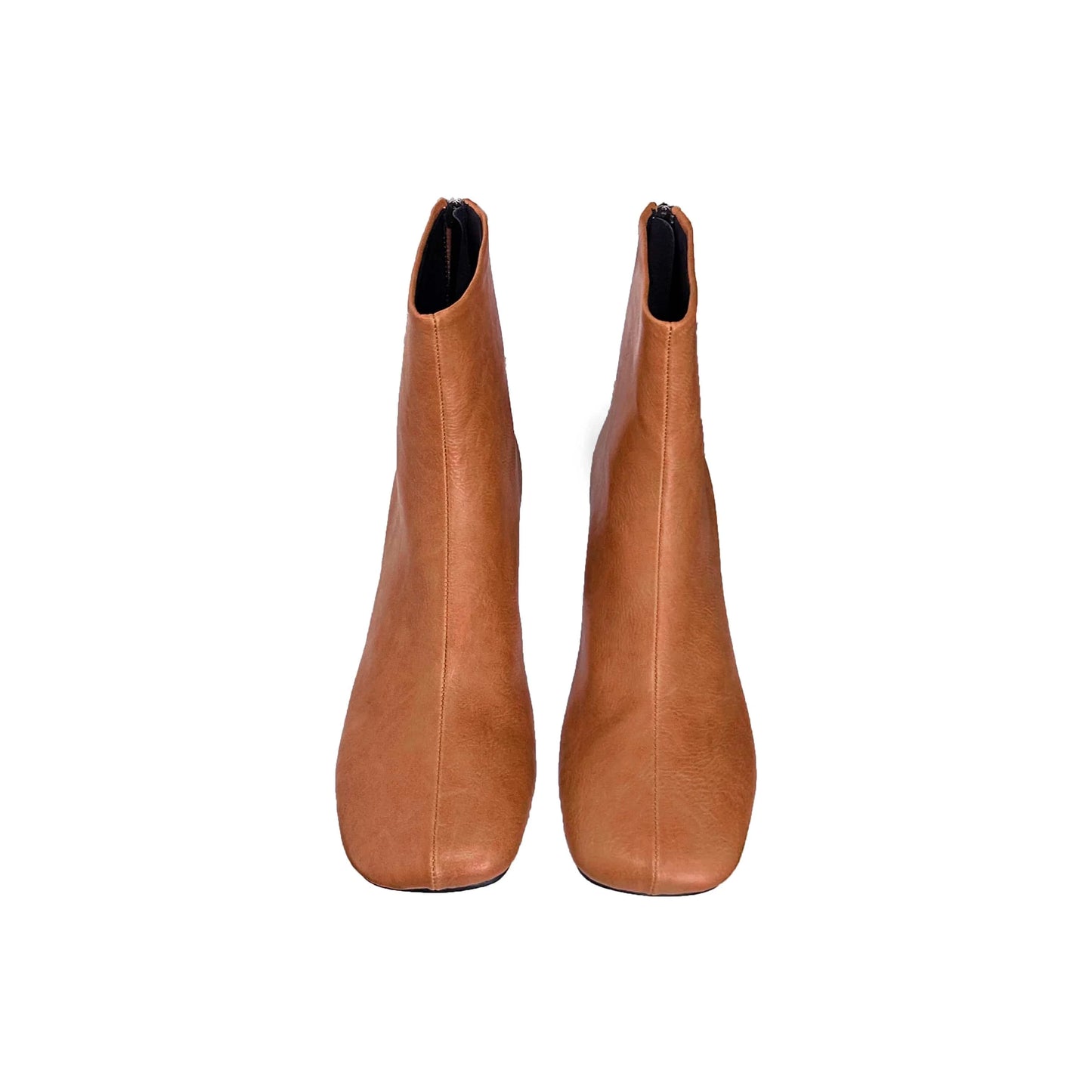 2024 autumn thick heel short boots daily commuting versatile rear zipper short boots simple big-name elegant boots