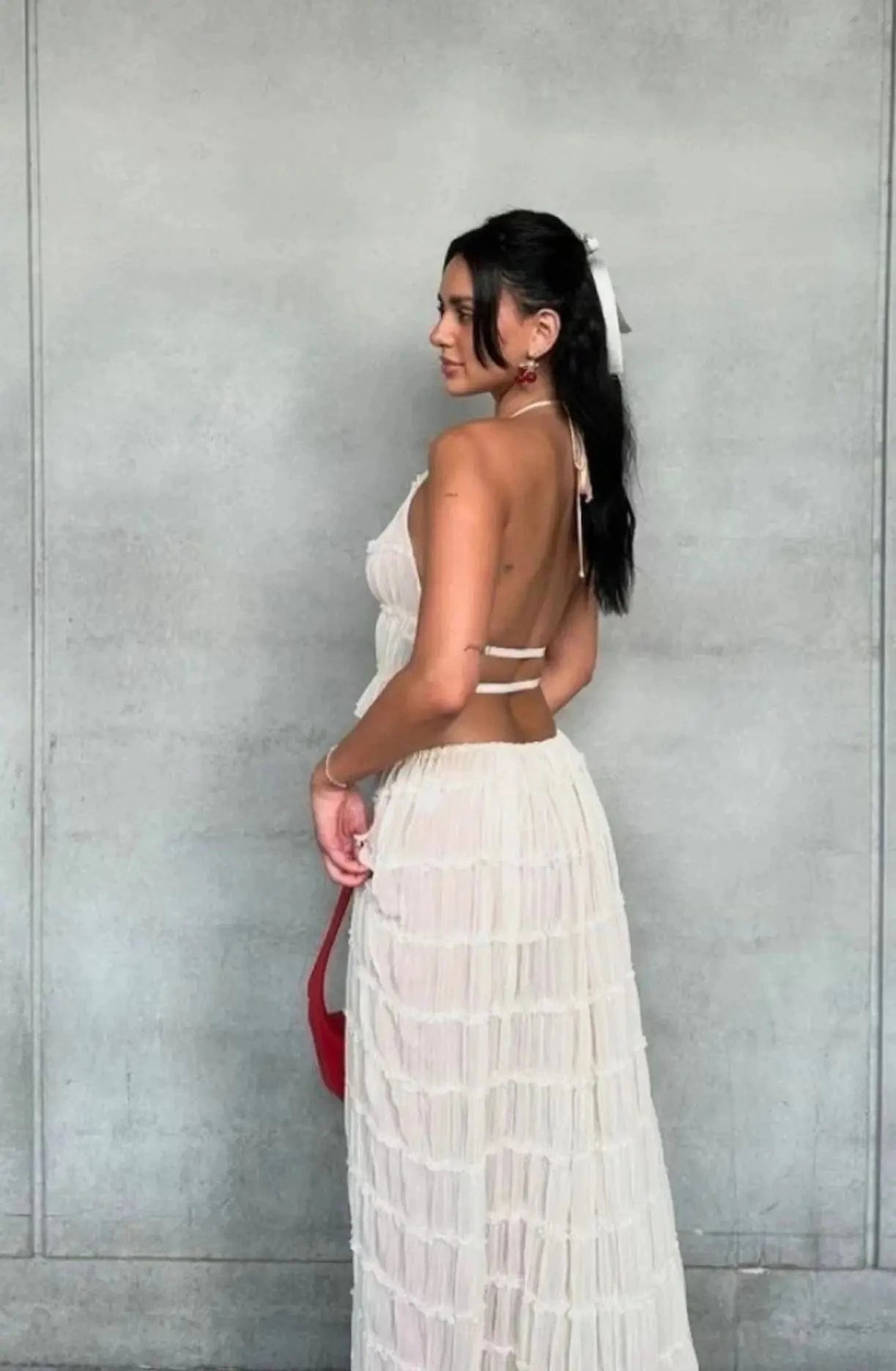2024 Best Seller Solid Color Sleeveless Bodycon Sexy Tube Top Two Piece Skirts Set