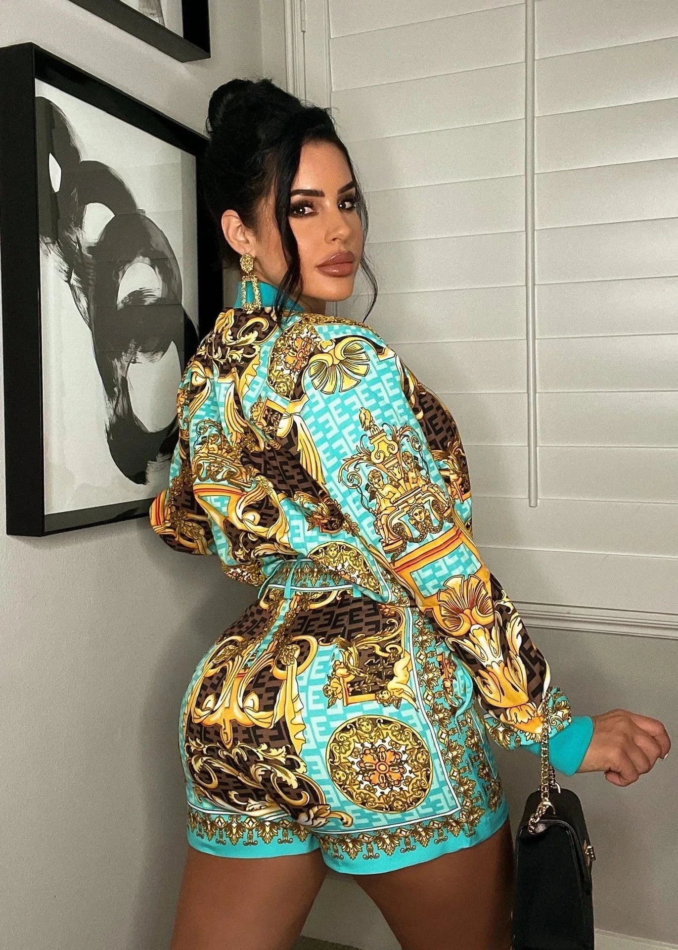 2024 Black People Luxury Fitness Clothing Pajamas Party Clothes Women Dress Famous Brand Designer Islamic Clothing