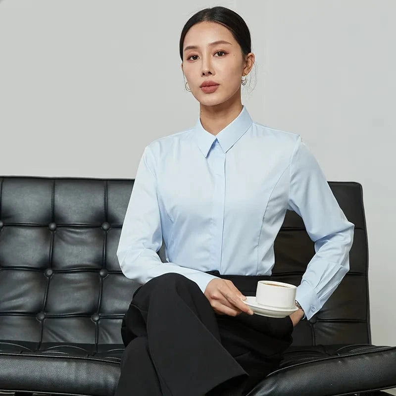 2024 Breathable Stain Resistant Women's Shirt Waterproof Anti-Dirt Shirt Casual Long Sleeves Anti Fouling Women Shirts