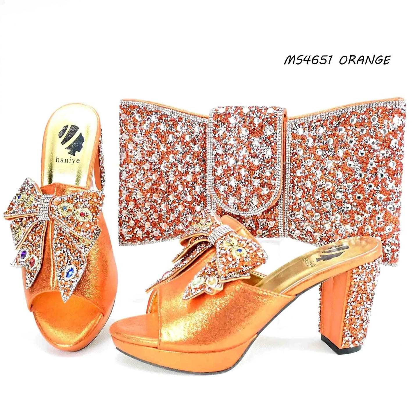 2024 Coffee color African matching shoes and bag set for nigeria bag and shoes set italian ladies elegant designs party