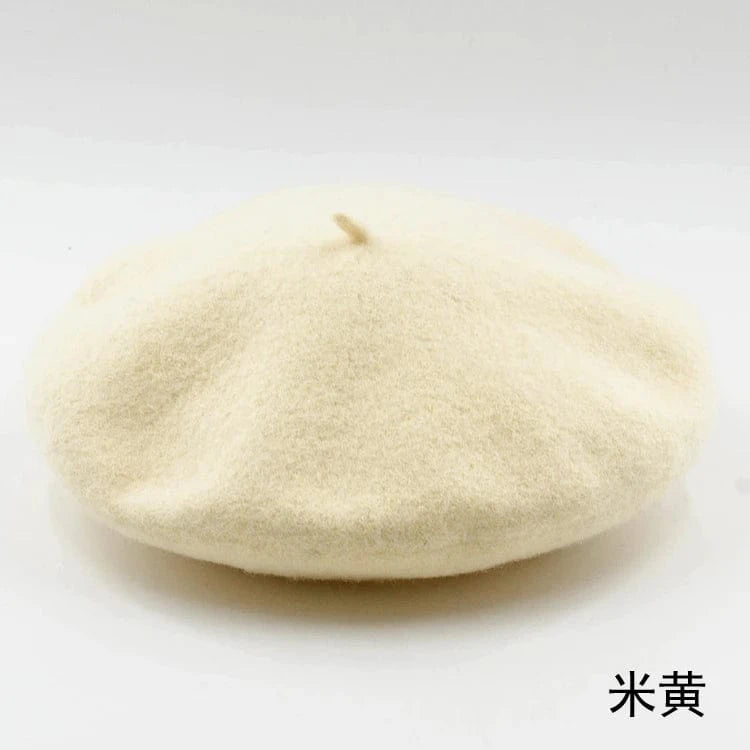 2024 Custom Colorful women men embroidery berrete embroidered berets femme 100% wool boina hat caps beret high quality wholesale