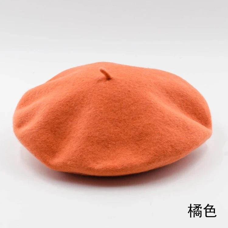 2024 Custom Colorful women men embroidery berrete embroidered berets femme 100% wool boina hat caps beret high quality wholesale