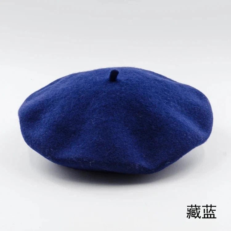 2024 Custom Colorful women men embroidery berrete embroidered berets femme 100% wool boina hat caps beret high quality wholesale