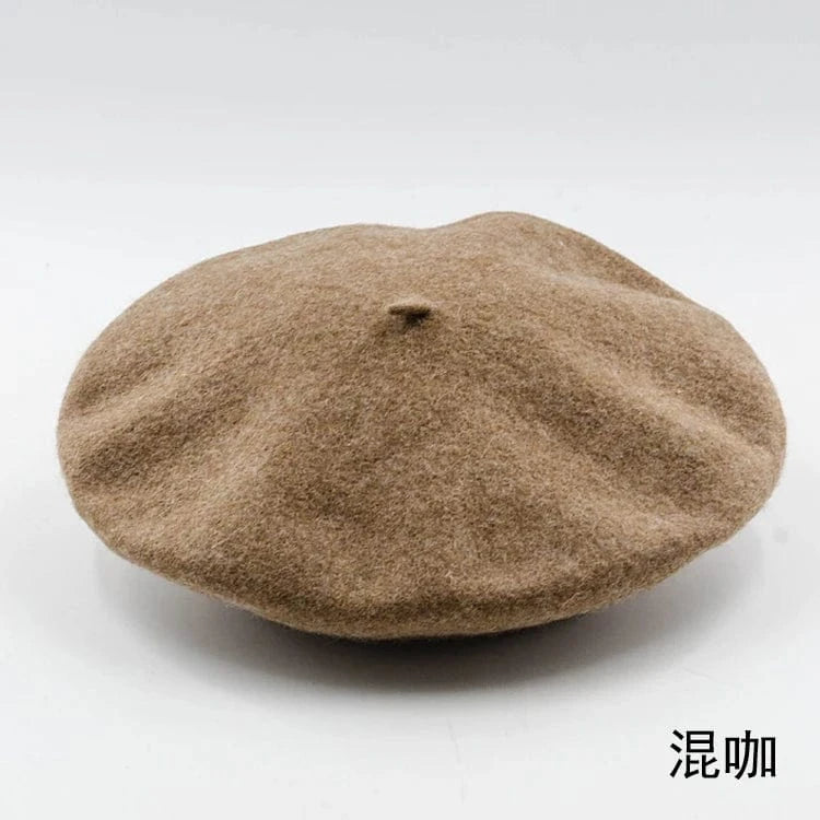 2024 Custom Colorful women men embroidery berrete embroidered berets femme 100% wool boina hat caps beret high quality wholesale