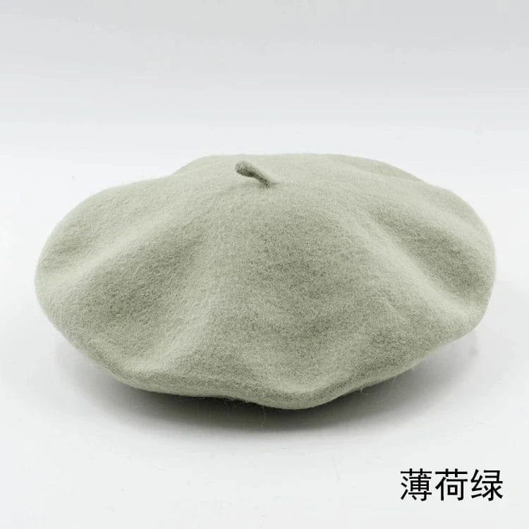 2024 Custom Colorful women men embroidery berrete embroidered berets femme 100% wool boina hat caps beret high quality wholesale