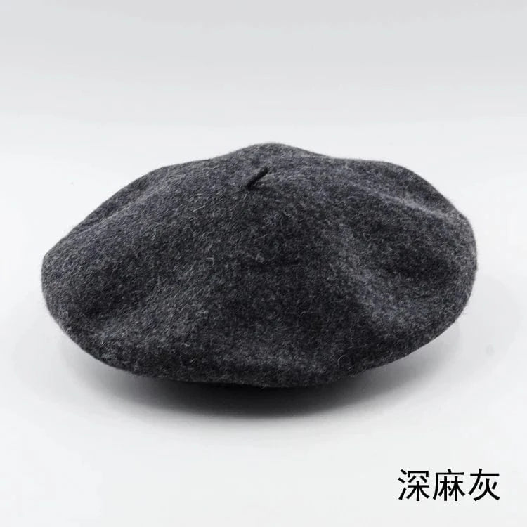 2024 Custom Colorful women men embroidery berrete embroidered berets femme 100% wool boina hat caps beret high quality wholesale