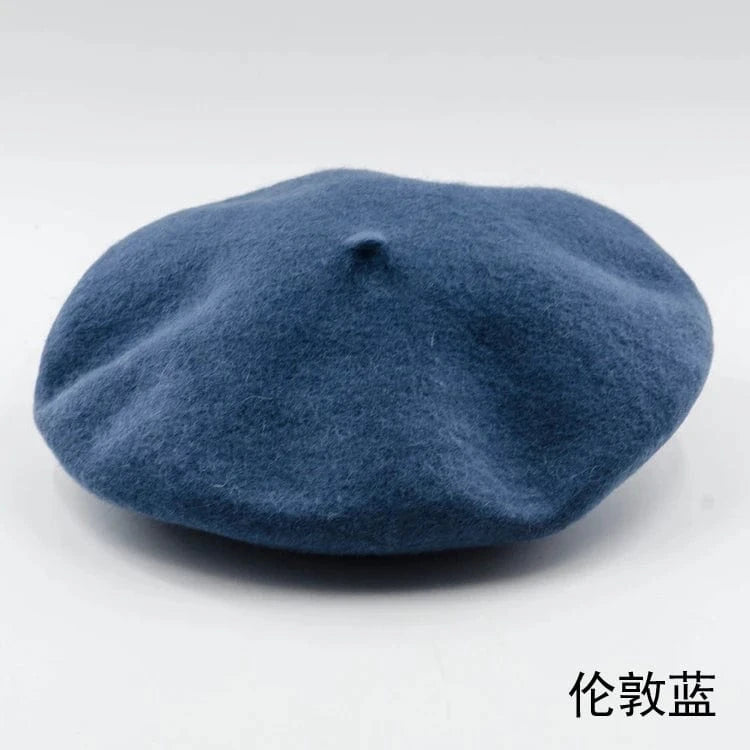 2024 Custom Colorful women men embroidery berrete embroidered berets femme 100% wool boina hat caps beret high quality wholesale