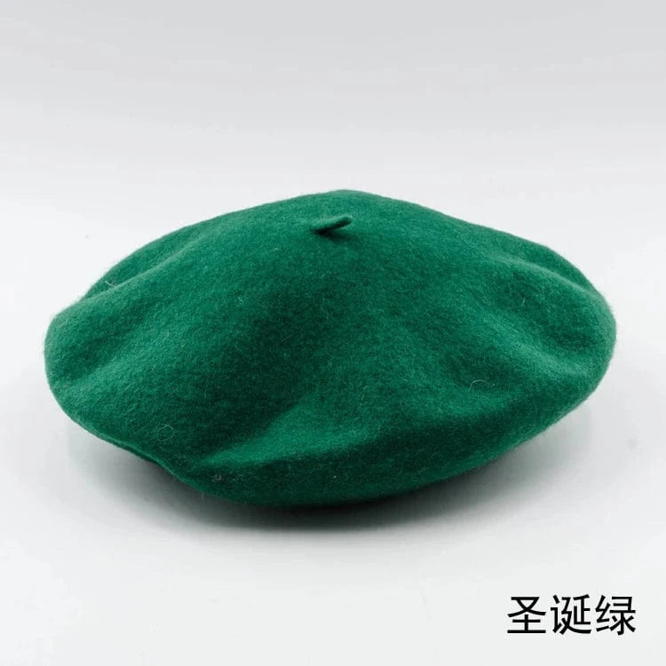 2024 Custom Colorful women men embroidery berrete embroidered berets femme 100% wool boina hat caps beret high quality wholesale