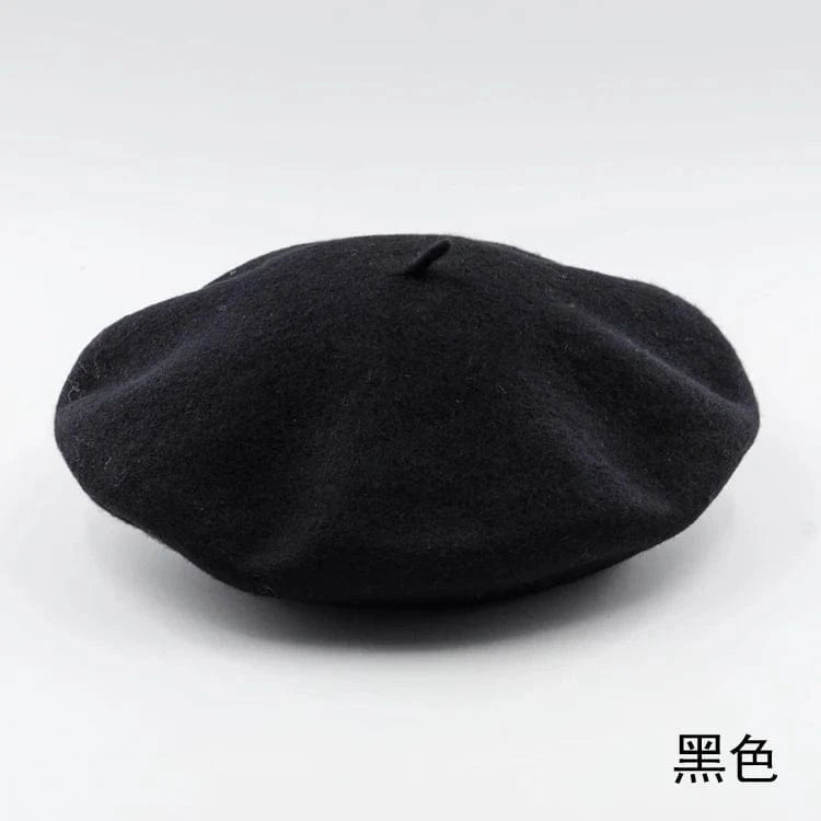 2024 Custom Colorful women men embroidery berrete embroidered berets femme 100% wool boina hat caps beret high quality wholesale