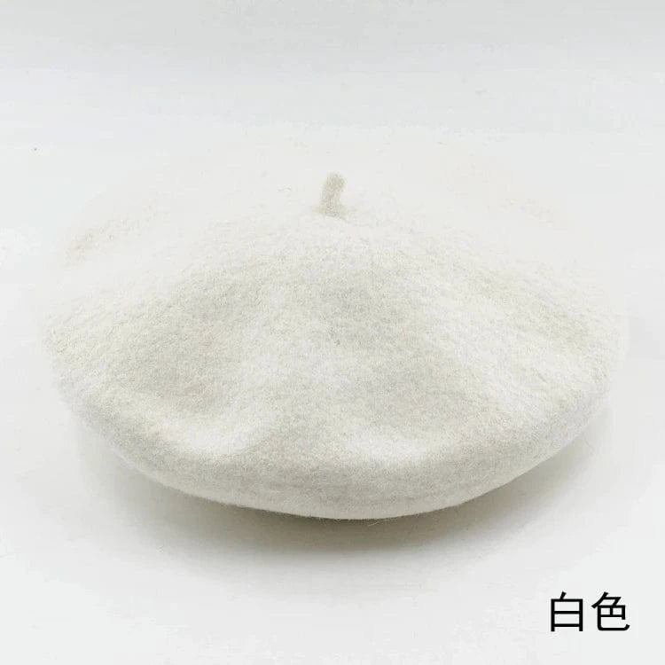 2024 Custom Colorful women men embroidery berrete embroidered berets femme 100% wool boina hat caps beret high quality wholesale