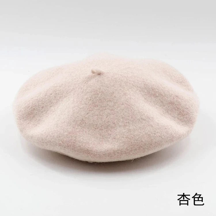 2024 Custom Colorful women men embroidery berrete embroidered berets femme 100% wool boina hat caps beret high quality wholesale