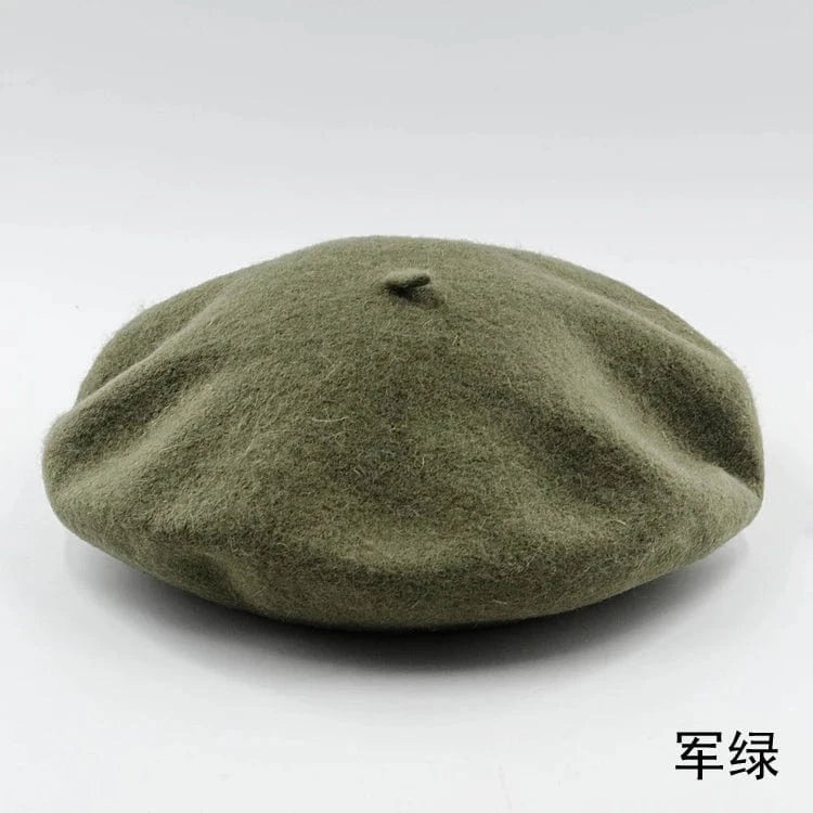2024 Custom Colorful women men embroidery berrete embroidered berets femme 100% wool boina hat caps beret high quality wholesale