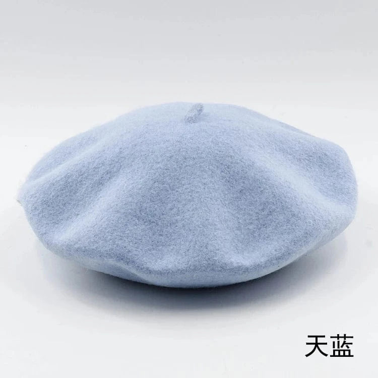 2024 Custom Colorful women men embroidery berrete embroidered berets femme 100% wool boina hat caps beret high quality wholesale