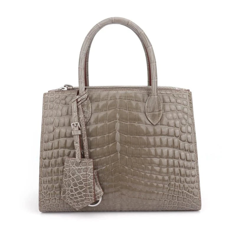 2024 Designer Classic Genuine Alligator Crocodile Leather Woman Handbags Famous Brands Crossbody Tote Hand Bags For Women