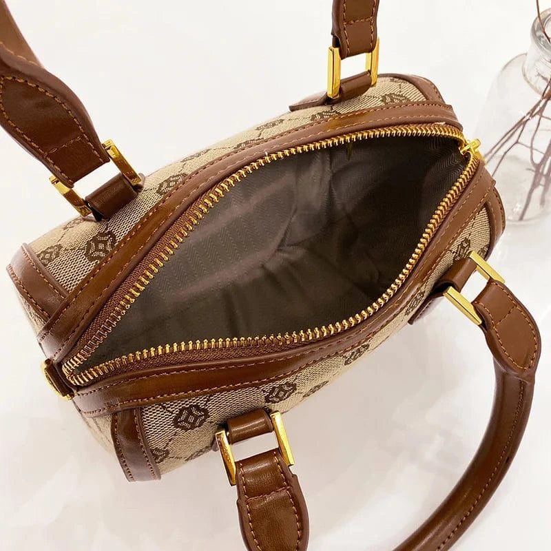 2024 Drop Shipping Flowers Canvas Purses And Handbags Mini Boston Bags Women Handbags Ladies