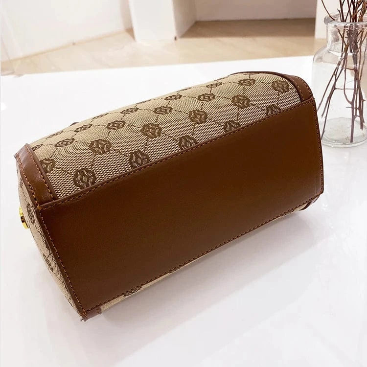 2024 Drop Shipping Flowers Canvas Purses And Handbags Mini Boston Bags Women Handbags Ladies