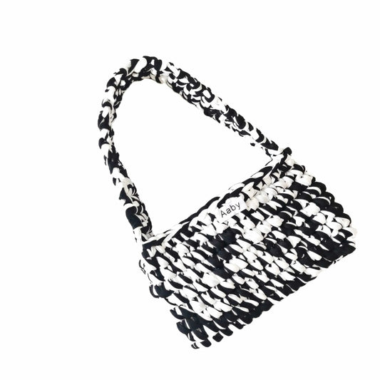 2024 Factory Direct Sales Fashion Crochet Armpit Bag For Women Small Crescent Shoulder Bag Underarm Purse Phone Bag With Bow