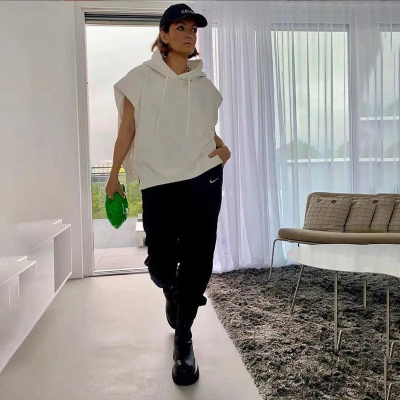 2024 Fall New Arrival Women Fashion Clothes Short Hoodies Sweatshirt Custom Logo Women's Hoodies