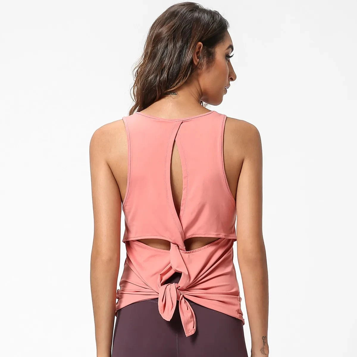 2024 Fashion Crossover Back Yoga Workout Gym Sports Bra Fitness Tank Tops Camisole For Women