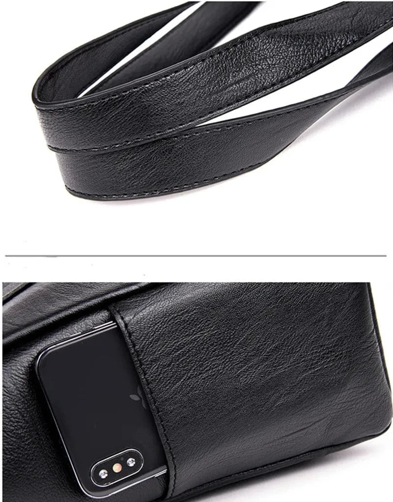 2024 Fashion Women Solid Color Shoulder Bag Soft Pu Leather Commute Large Capacity Casual Tote Handbag for Female