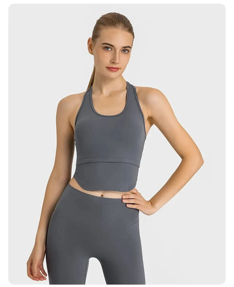 2024 gym clothing fitness sexy sports bra tank top for gym sets matching sets