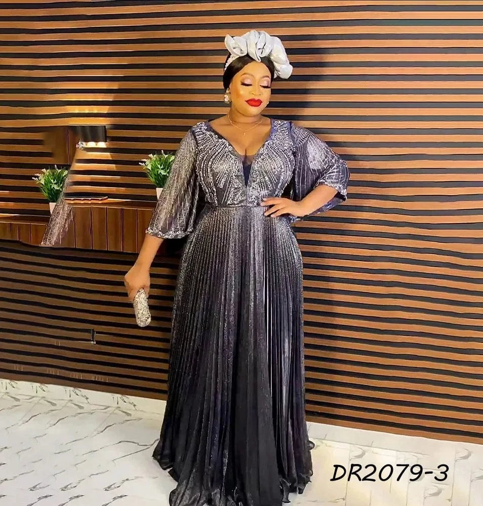 2024 Hot Sell Puffer Sleeve Bodycon Sexy Wear African Dashiki Shirt Enthinc Clothing Africa Wax Print Dresses