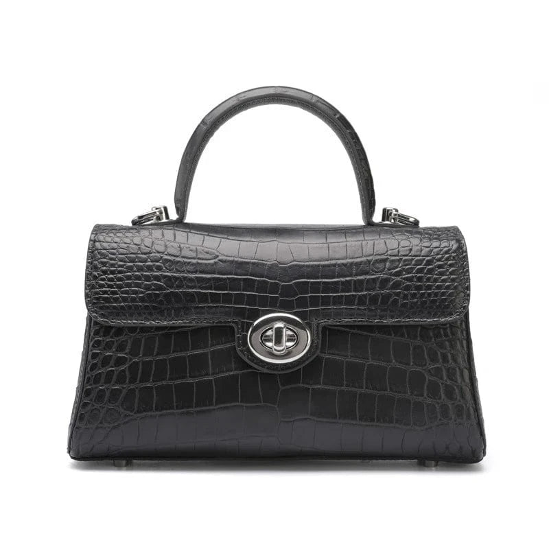 2024 Luxury Designer Crocodile Genuine Leather Elegant Shoulder Crossbody Flap Bags Purses And Handbags Women Famous Brands