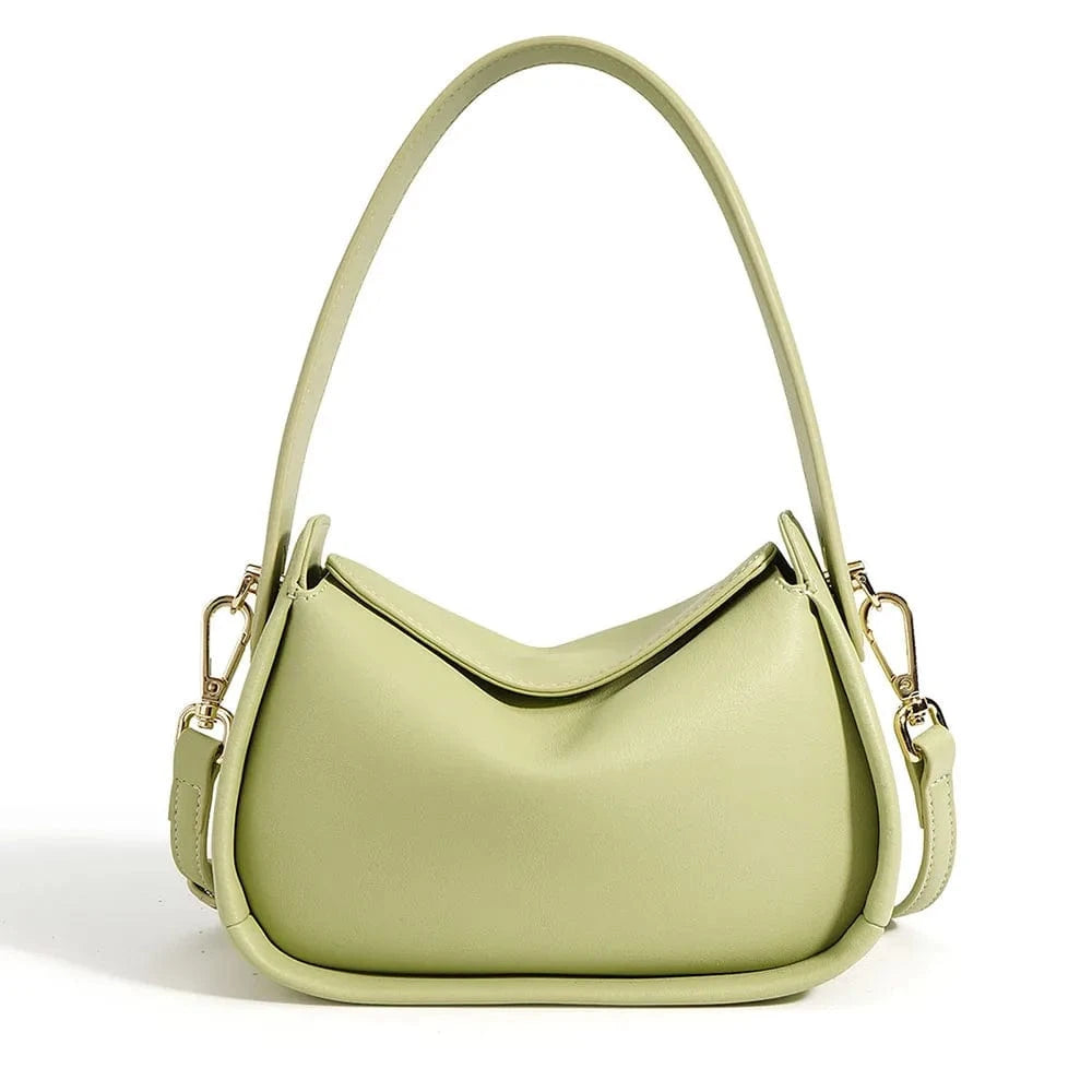 2024 Luxury Women Genuine Leather Handbags Ladies Fashion Mini Korean Real Leather Hand Bag Crossbody Bag Candy Polyester Single