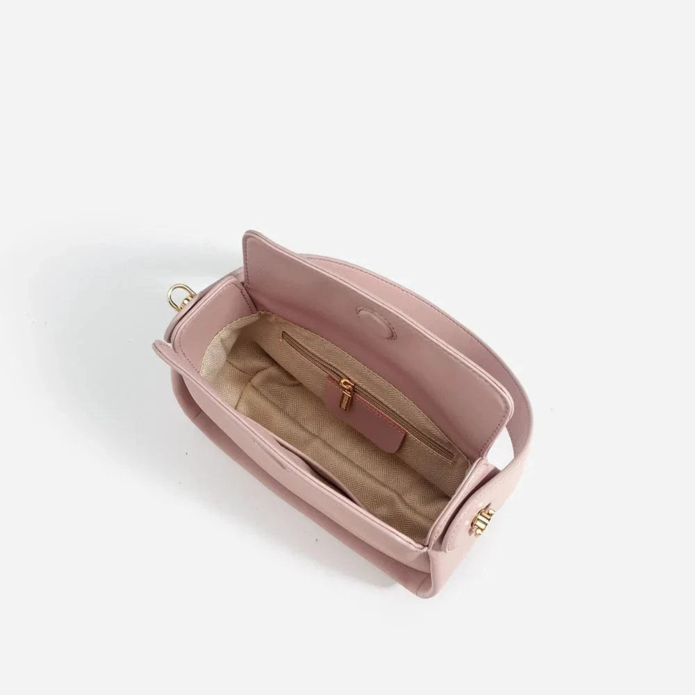 2024 Luxury Women Genuine Leather Handbags Ladies Fashion Mini Korean Real Leather Hand Bag Crossbody Bag Candy Polyester Single