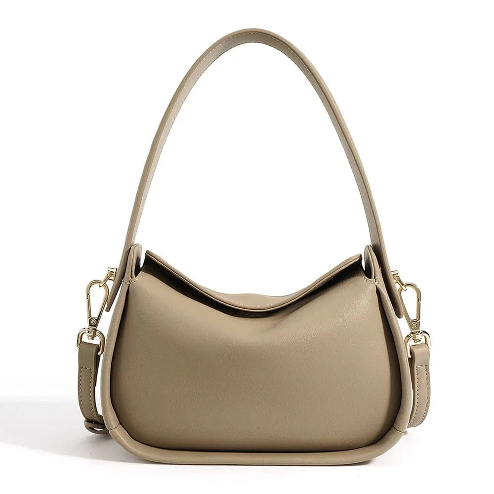 2024 Luxury Women Genuine Leather Handbags Ladies Fashion Mini Korean Real Leather Hand Bag Crossbody Bag Candy Polyester Single