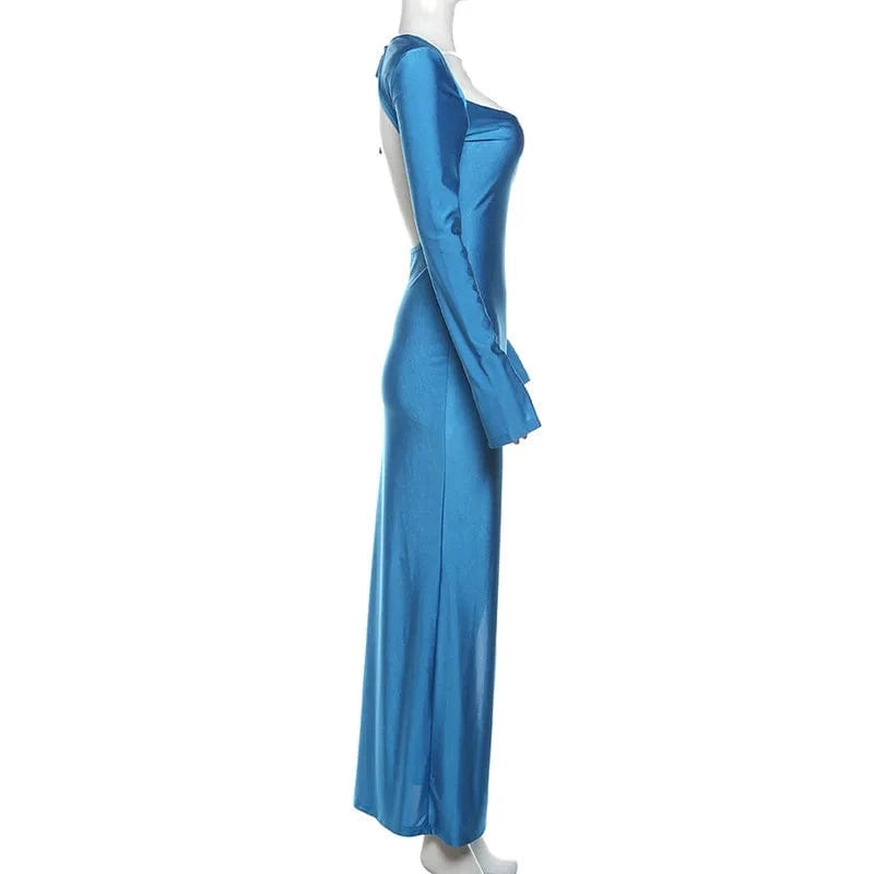 2024 Maxi Dress Ladies Elegant Streetwear Dresses Women Casual