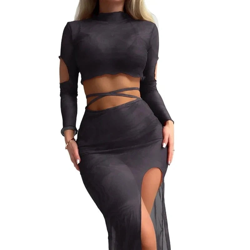 2024 New Arrival Hot selling Stock Woman's 4 Pieces Bikini with Cover up Dress Swimwear Woman Trend Separate swim dress