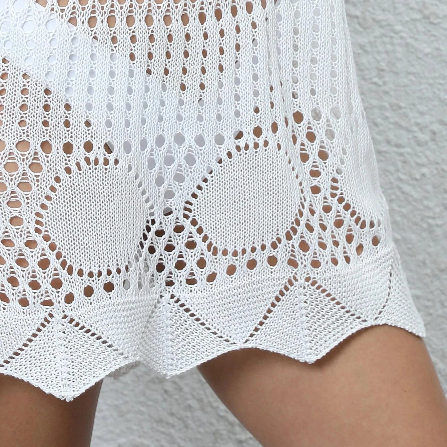 2024 New Arrival Large Size Beach Dress with Sleeve Whole Summer Swimsuit Cover Up Hole Plus Tunic Sundress Coverup Outfits Muje