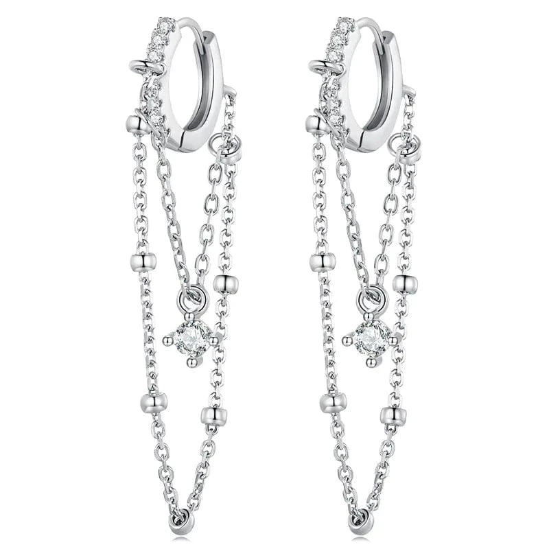 2024 New Arrival sterling silver 925 fine jewellery zircon earring 925 Sterling Silver cz flower cute Stud Earrings for Women