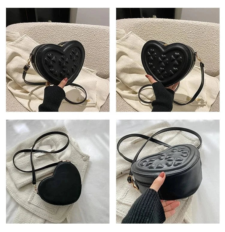 2024 New Arrivals Dropshipping Summer Spring Heart Shape SmallShoulder Women's Crossbody Bags Handbags Purses and Handbags
