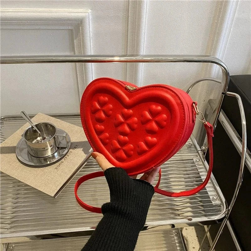 2024 New Arrivals Dropshipping Summer Spring Heart Shape SmallShoulder Women's Crossbody Bags Handbags Purses and Handbags