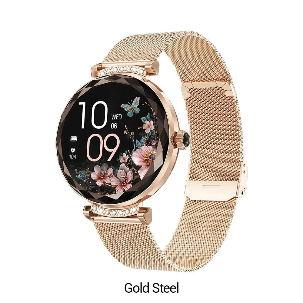 2024 New Arrivals NX7 Pro AMOLED Smart Watch 1.19 inch 390*390 Round Screen BT Calling IP68 Reloj NX7 Pro Smartwatch for Women