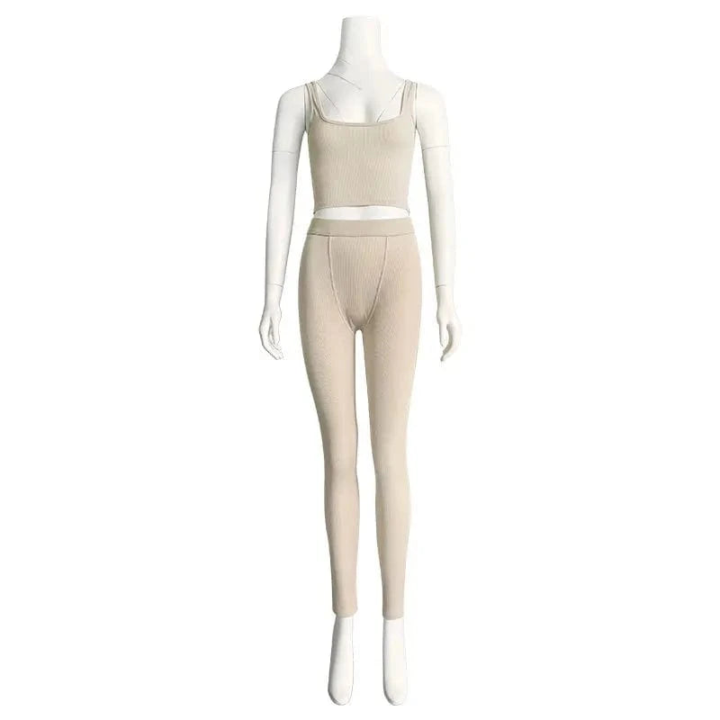 2024 new arrivals S-XL usa clothing ready to ship fitness gym jogging wear two piece set